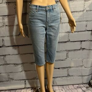 NWT Talbots Slimming Pedal Pusher Jeans Size 4P